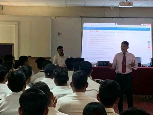 Guest Lecture on "Industry Expectations and Future Carrier Opportunities" at College of Agriculture Sonai.